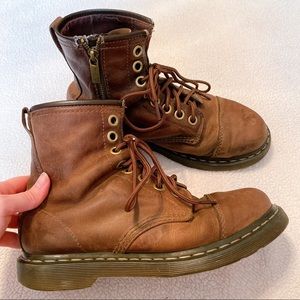 Brown Dr. Martens Boots